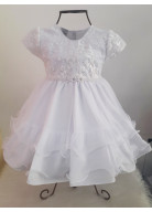 VESTIDO BATIZADO BRANCO TAM. 2